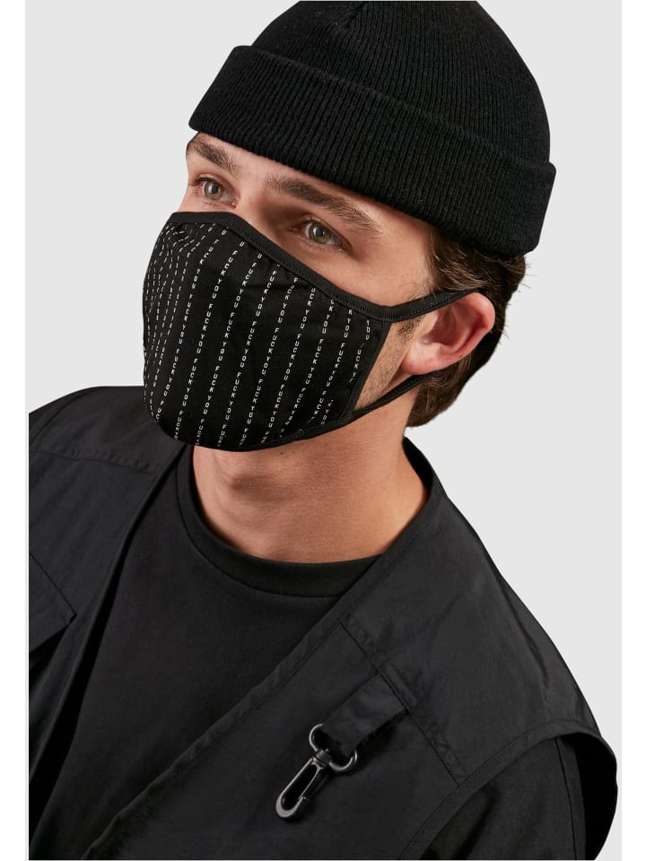 Mister Tee Mister Tee Gesichtsmasken in black/white günstig kaufen onesize
