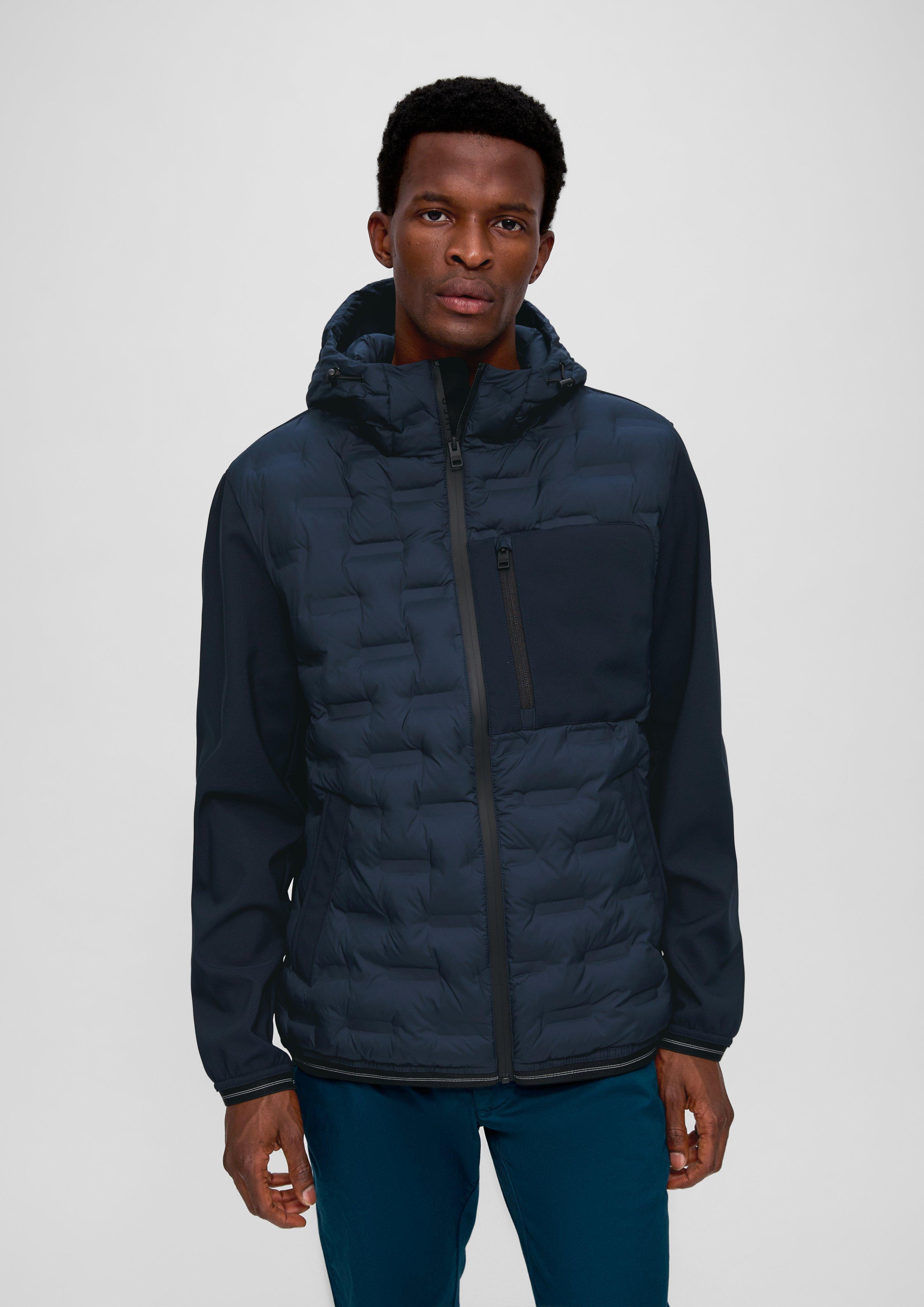 Softshelljacke im Fabricmix  2131771-5978