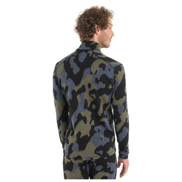 Icebreaker - 260 Vertex L/S Half Zip Natural Cam - Merinounterwäsche
