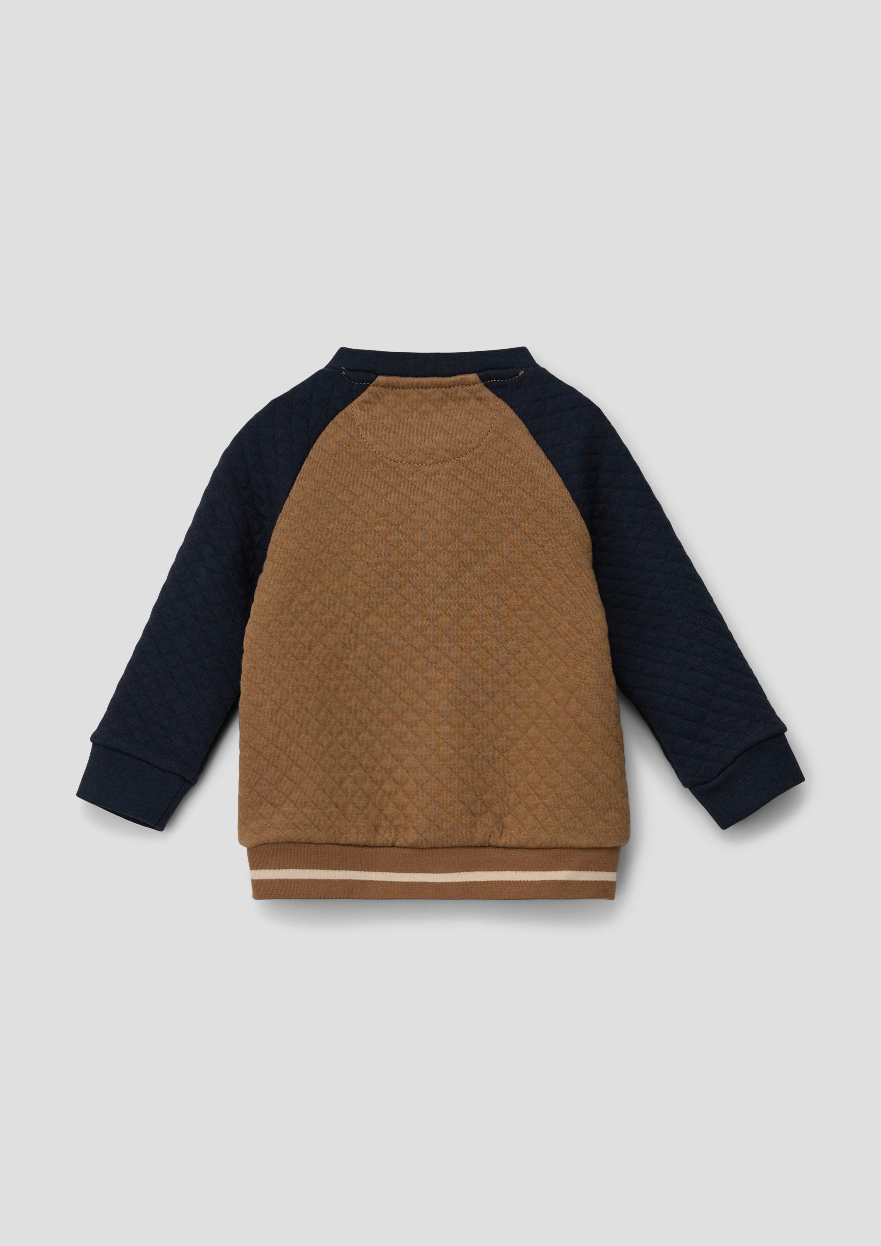 Sweatjacke im College-Style  2137837-8480