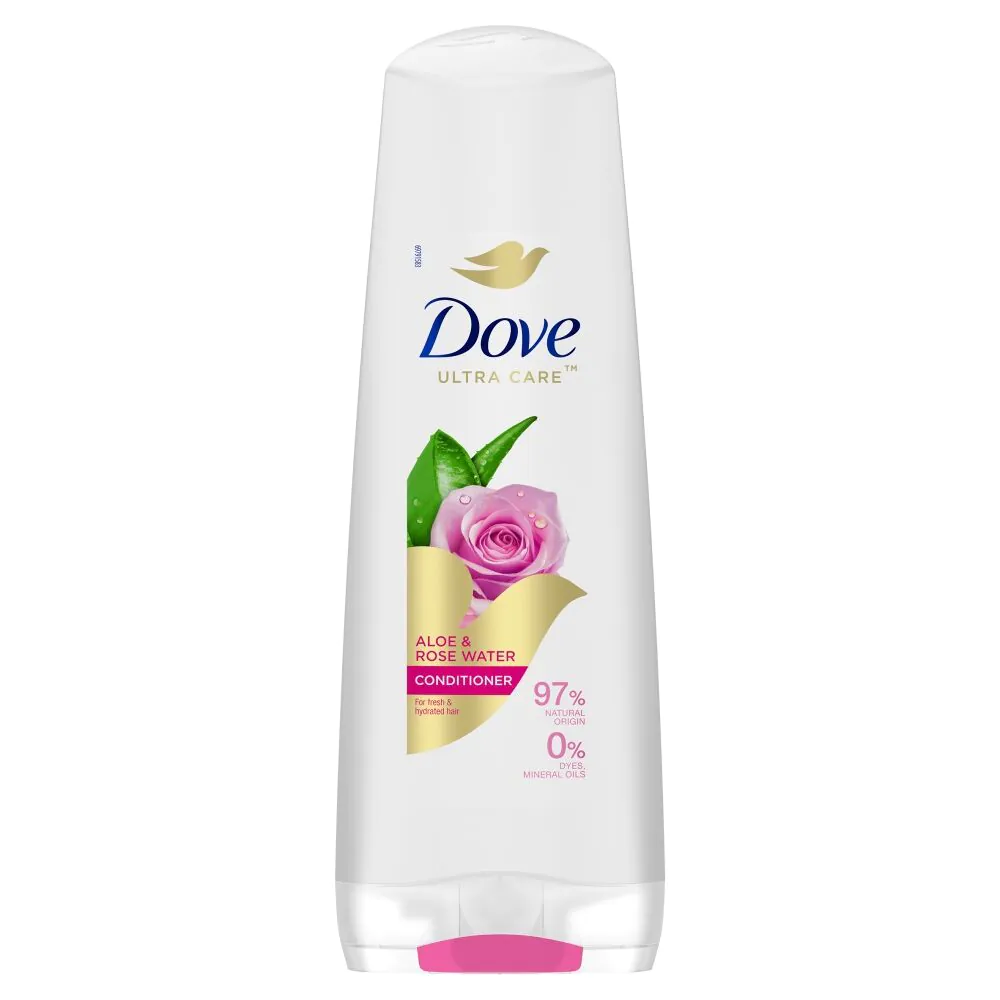 Dove Ultra Care Aloe & Rosenvand - Hårbalsam 350 ml