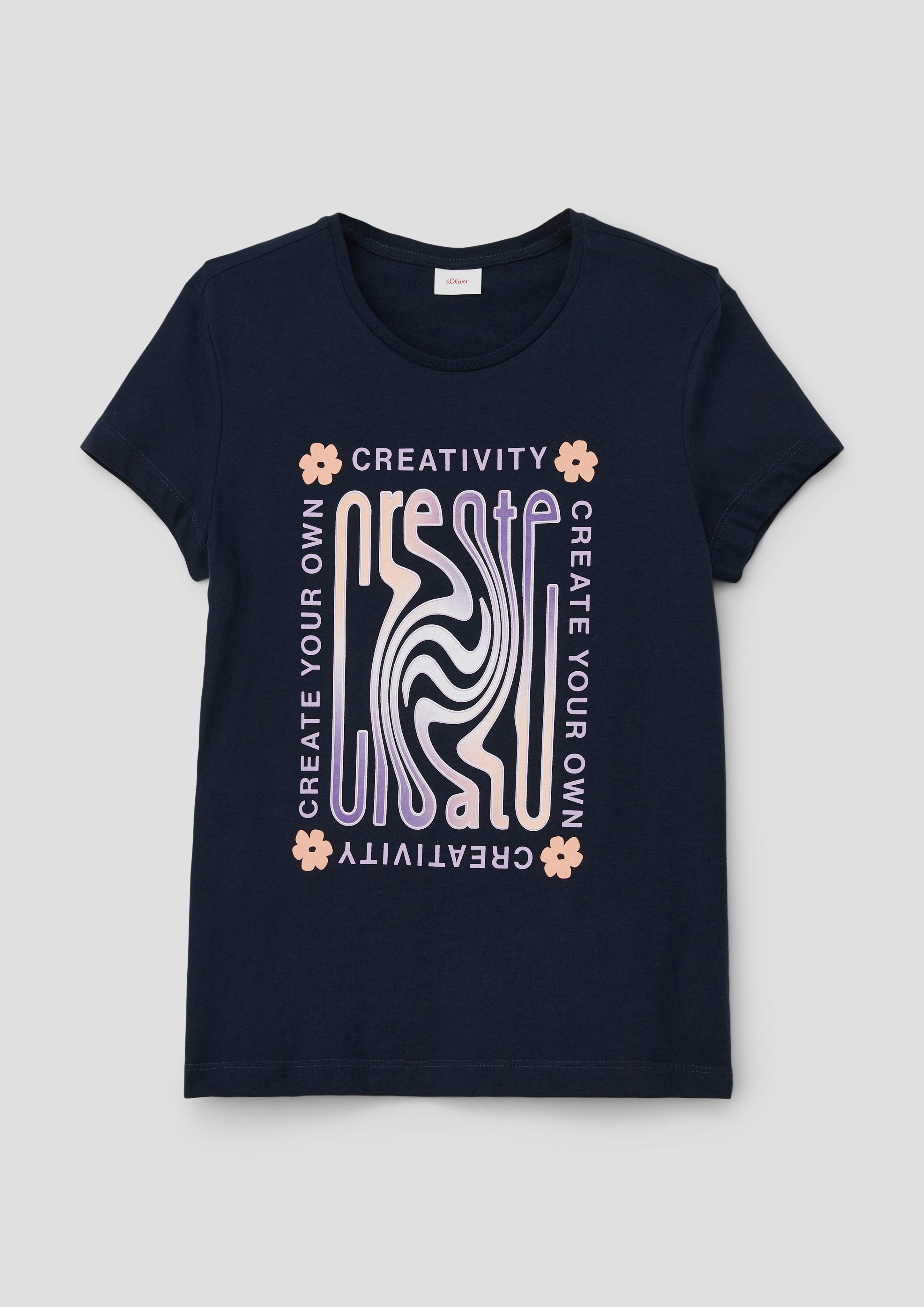 T-Shirt mit Frontprint  2142432-5952