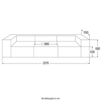Home Deluxe Modulares Sofa VERONA - M Anthrazit
