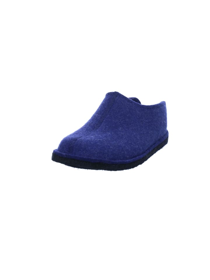 HAFLINGER Pantoffeln Flair Smily in blau günstig kaufen