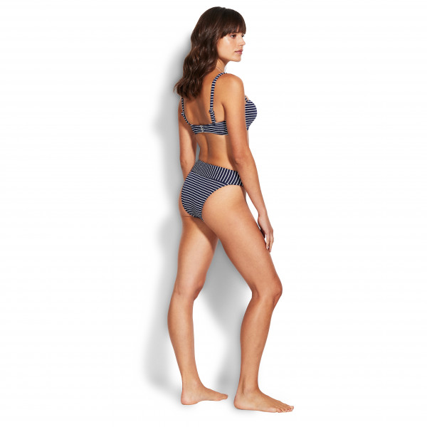 Seafolly - Women's Seaside Stripe Banded Hi Rise Pant - Bikini-Bottom