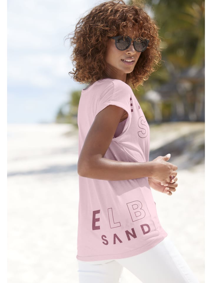 ELBSAND T-Shirt in rosa günstig kaufen