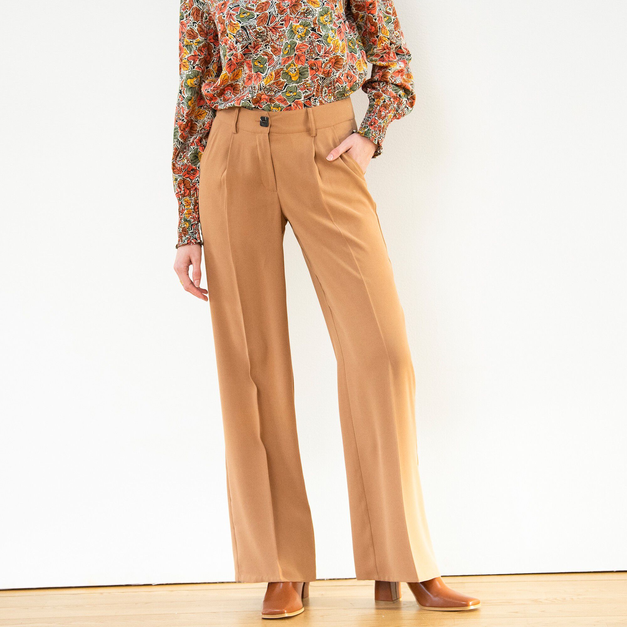 Pantalon large fluide