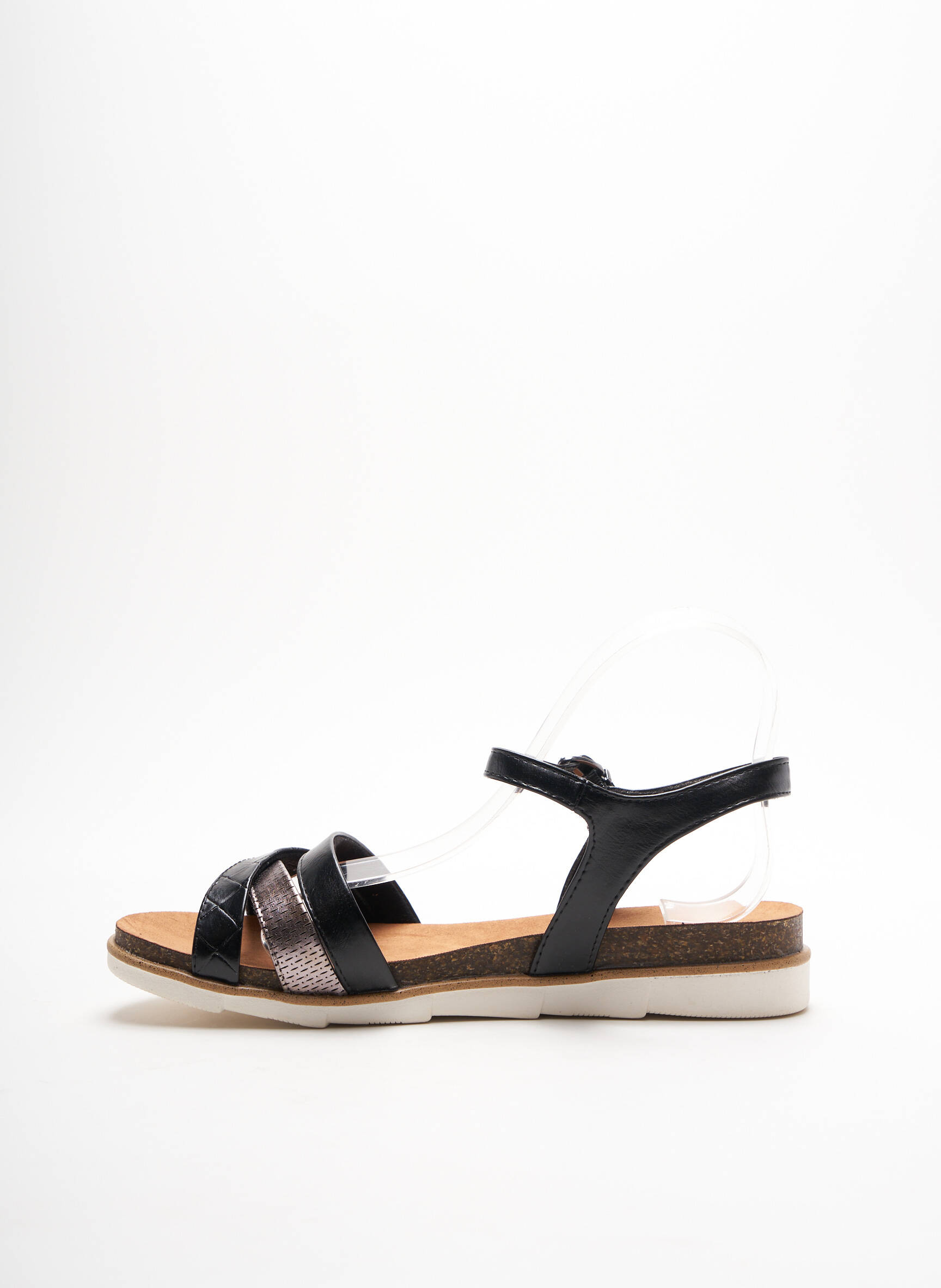 Marco Tozzi Sandales Nu Pieds Femme couleur noir