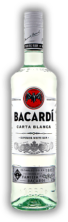 Bacardi Carta Blanca Bacardi Carta Blanca  0,7	 Liter - Vol 37,5%