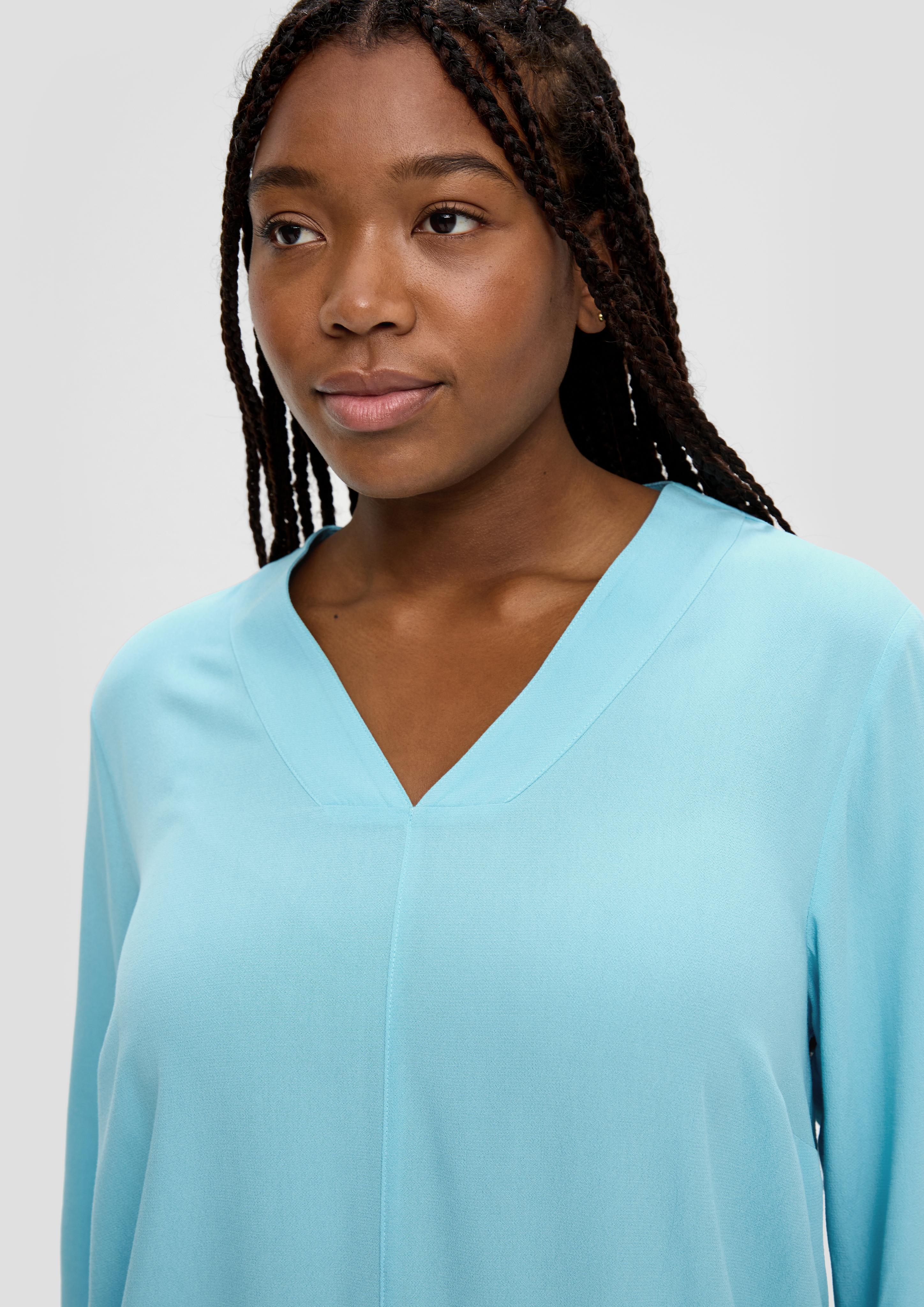Crêpe-Bluse aus Viskose  2139314-6043