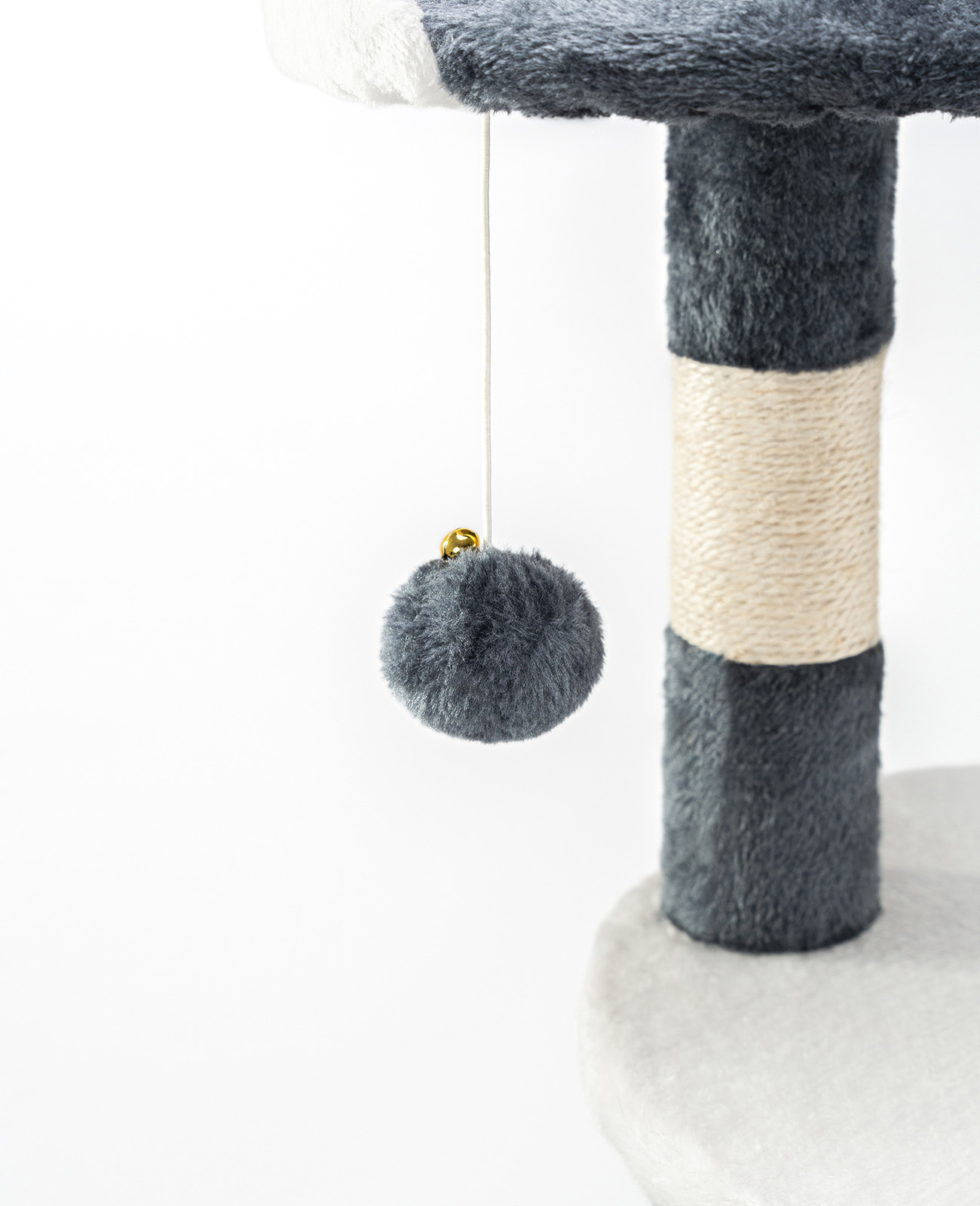 Lionto Kratzbäume Lionto Kratzbaum Höhe 112 cm grau/ weiß