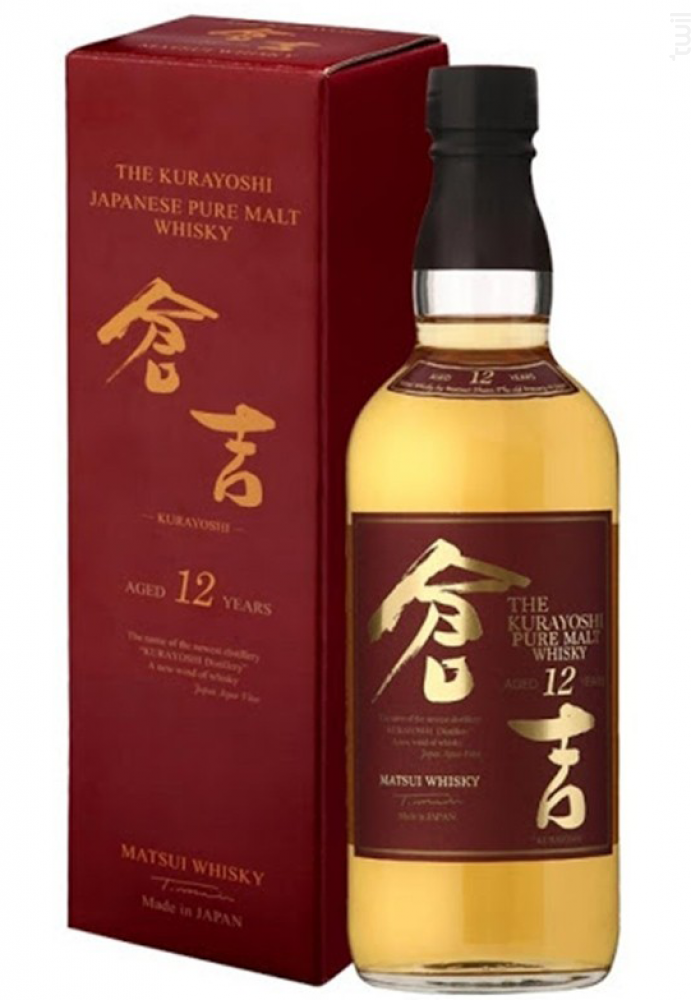 Whisky Kurayoshi The Kurayoshi - Pure Malt - 12 Ans Kurayoshi