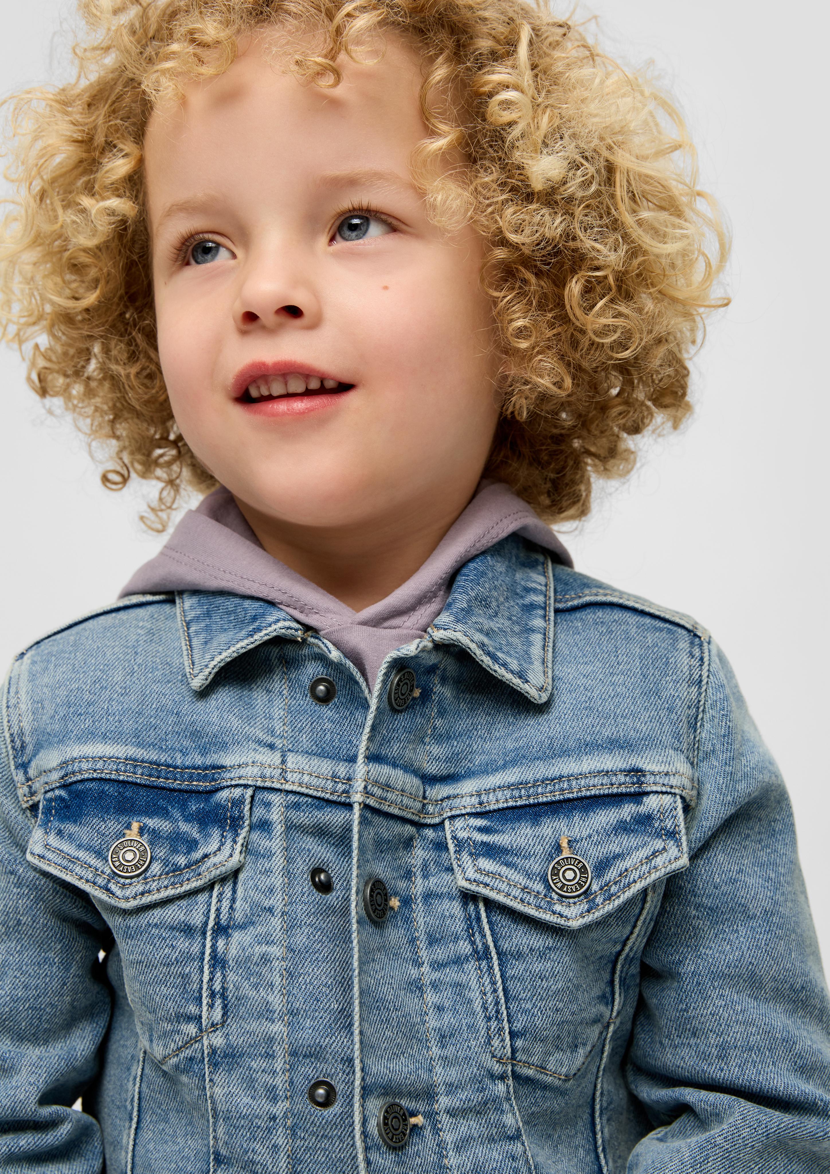 Jeans-Jacke in antaillierter Passform  2142855-53Z2