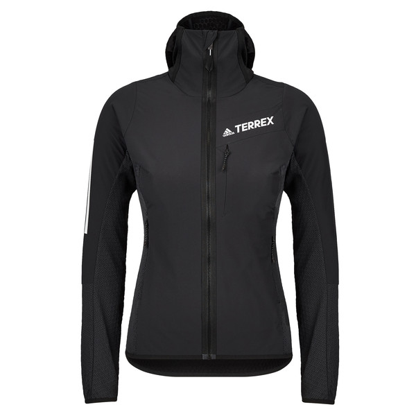 W TECHROCK FLOOCE WIND HOODED JACKET Damen - Fleecejacke