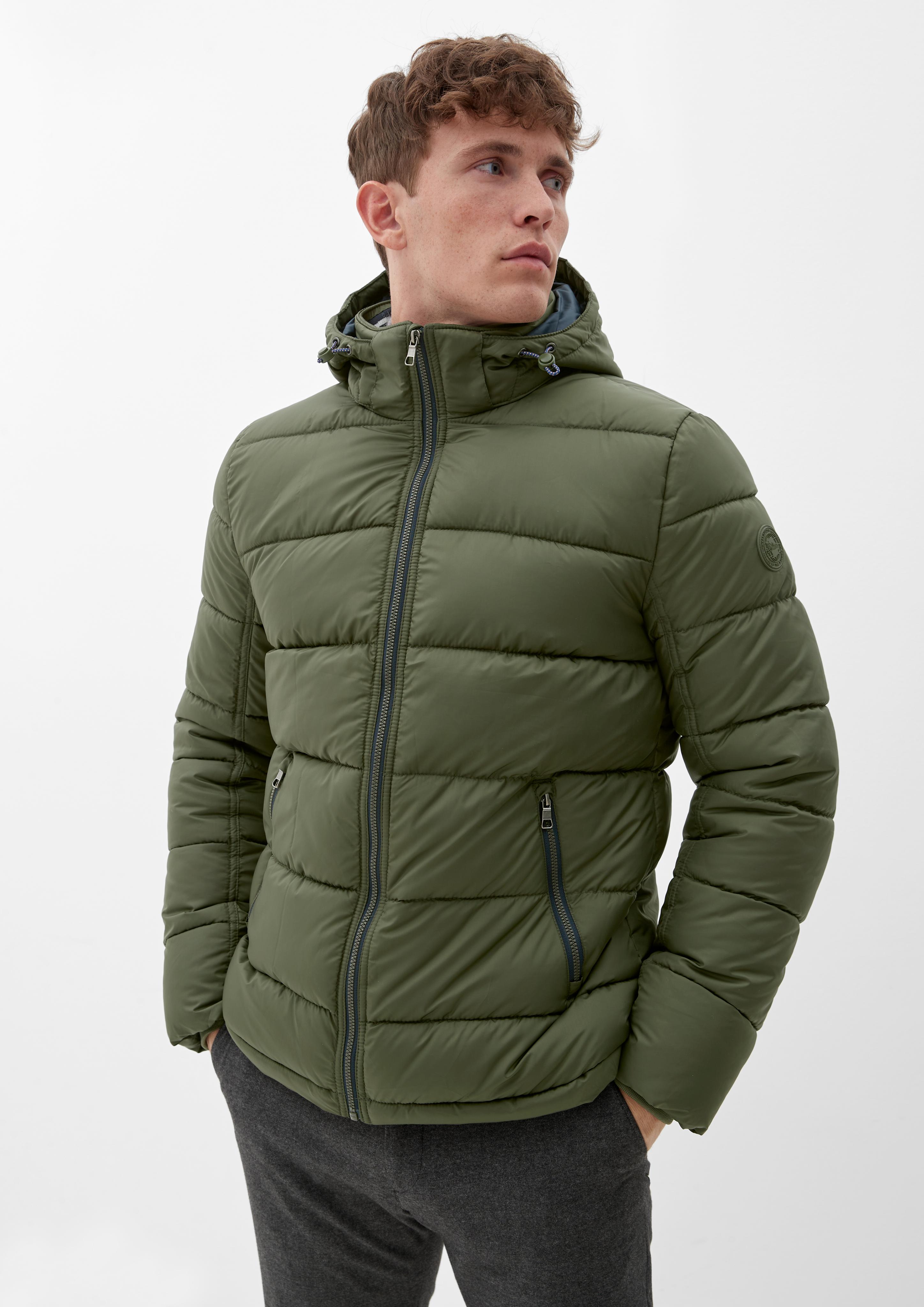 Kapuzenjacke mit Steppung  2123184-7940