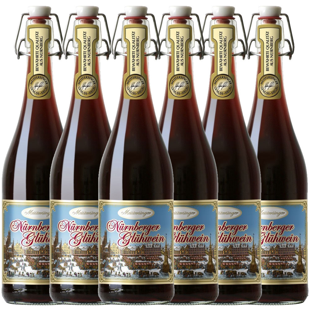 Gerstacker Meistersinger Nürnberger Glühwein - 6er Karton
