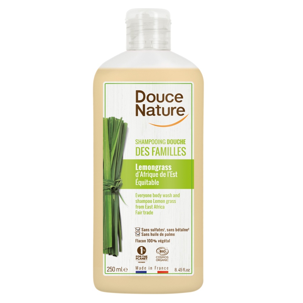 douce nature SHAMP DOUCHE LEMONGRASS 250ML CAPILLAIRE ARGAN