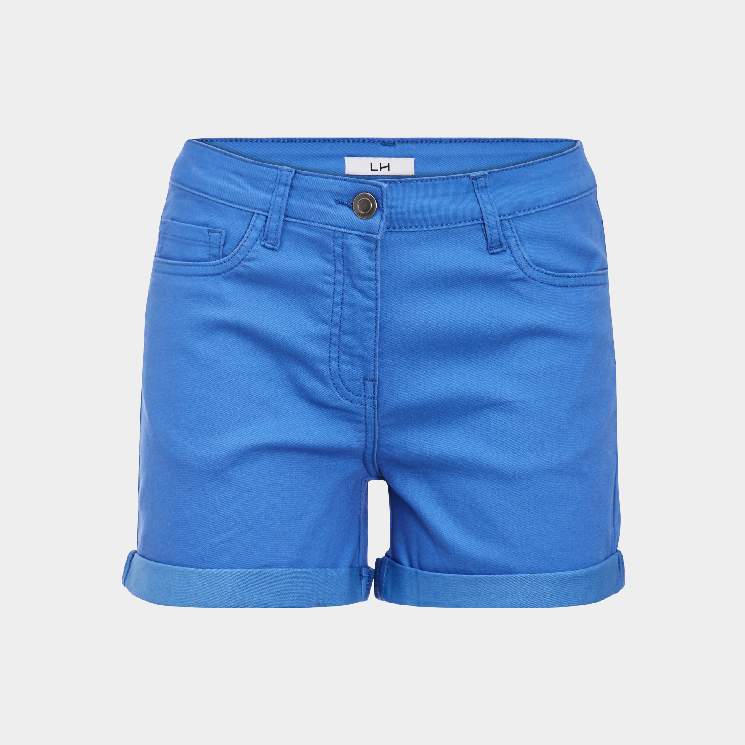 Short skinny 5 poches bleu femme | La Halle