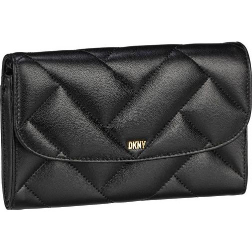 DKNY Abendtasche & Clutch Sidney Quilted Leather Wallet On Chain