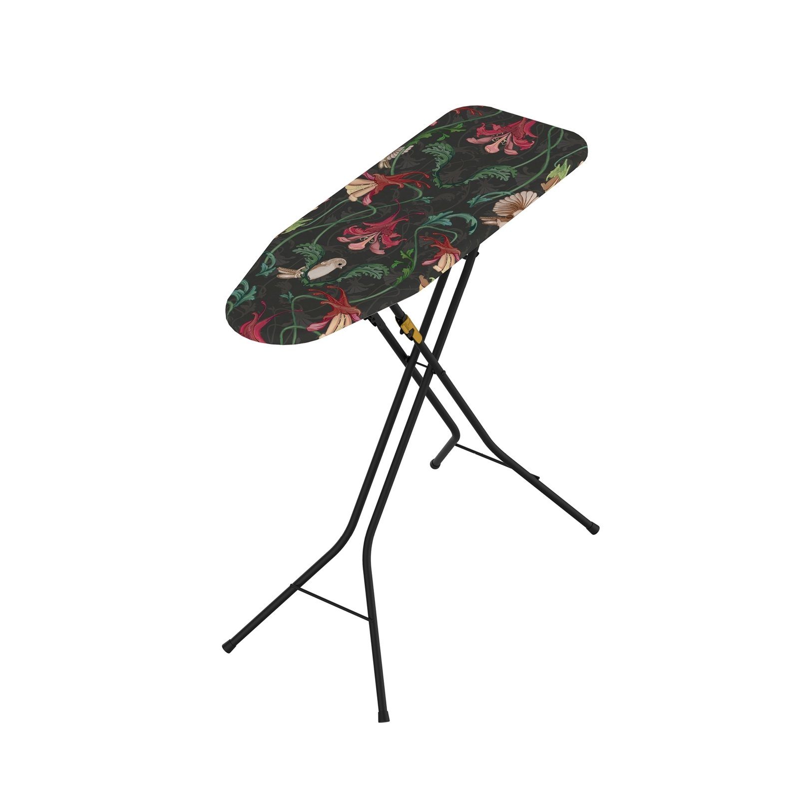 HTI-Living Bügelbrett Bügelbrett Rosalinde Kompakt Schwarz, Bügelfläche 85x30 cm, 100% Baumwolle