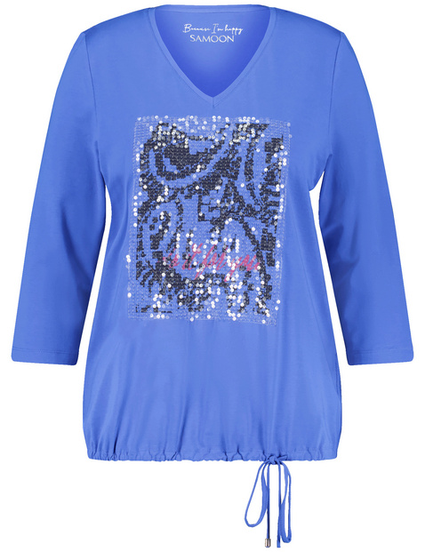 3/4 Arm Shirt mit Pailletten