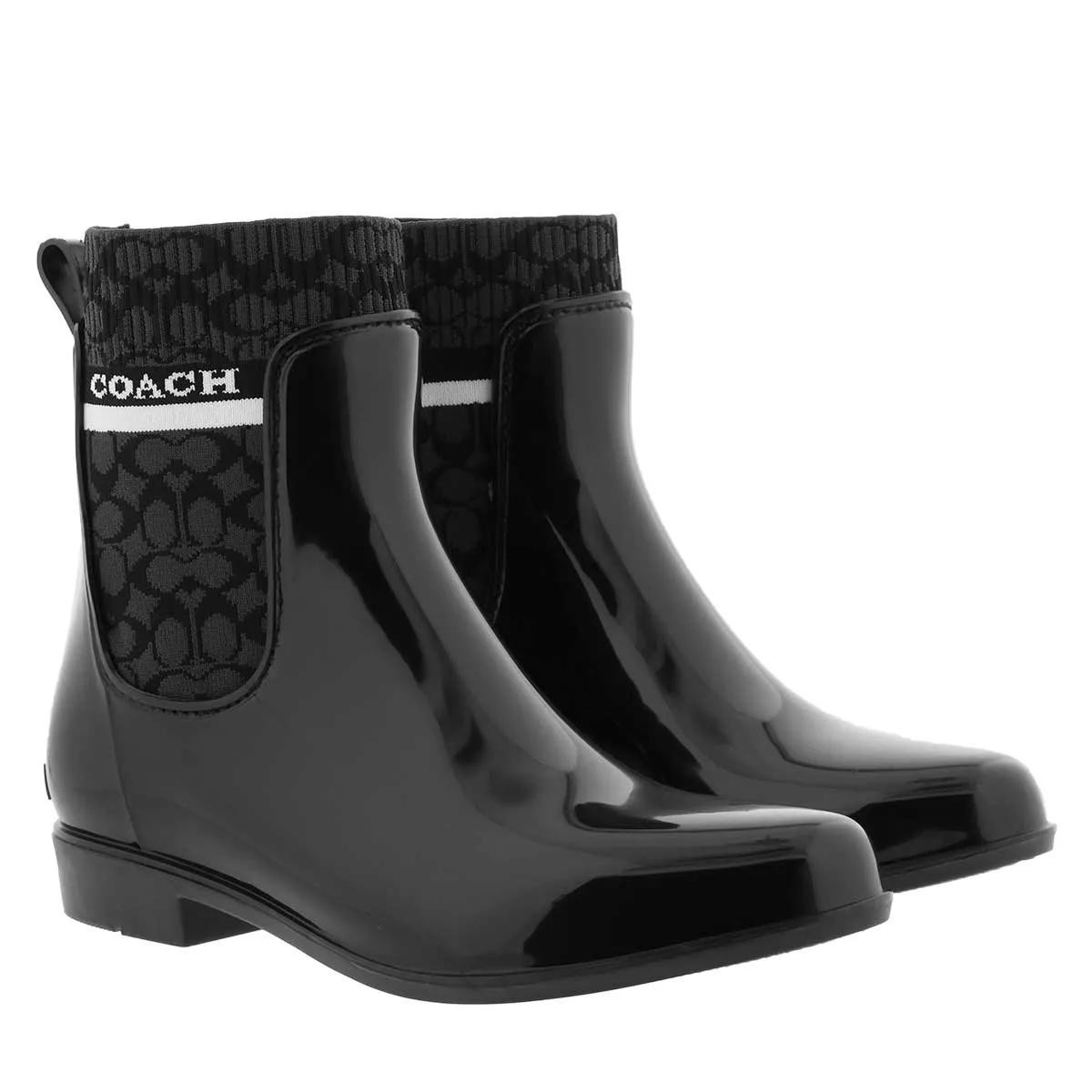 COACH Stiefeletten schwarz Regenstiefel
