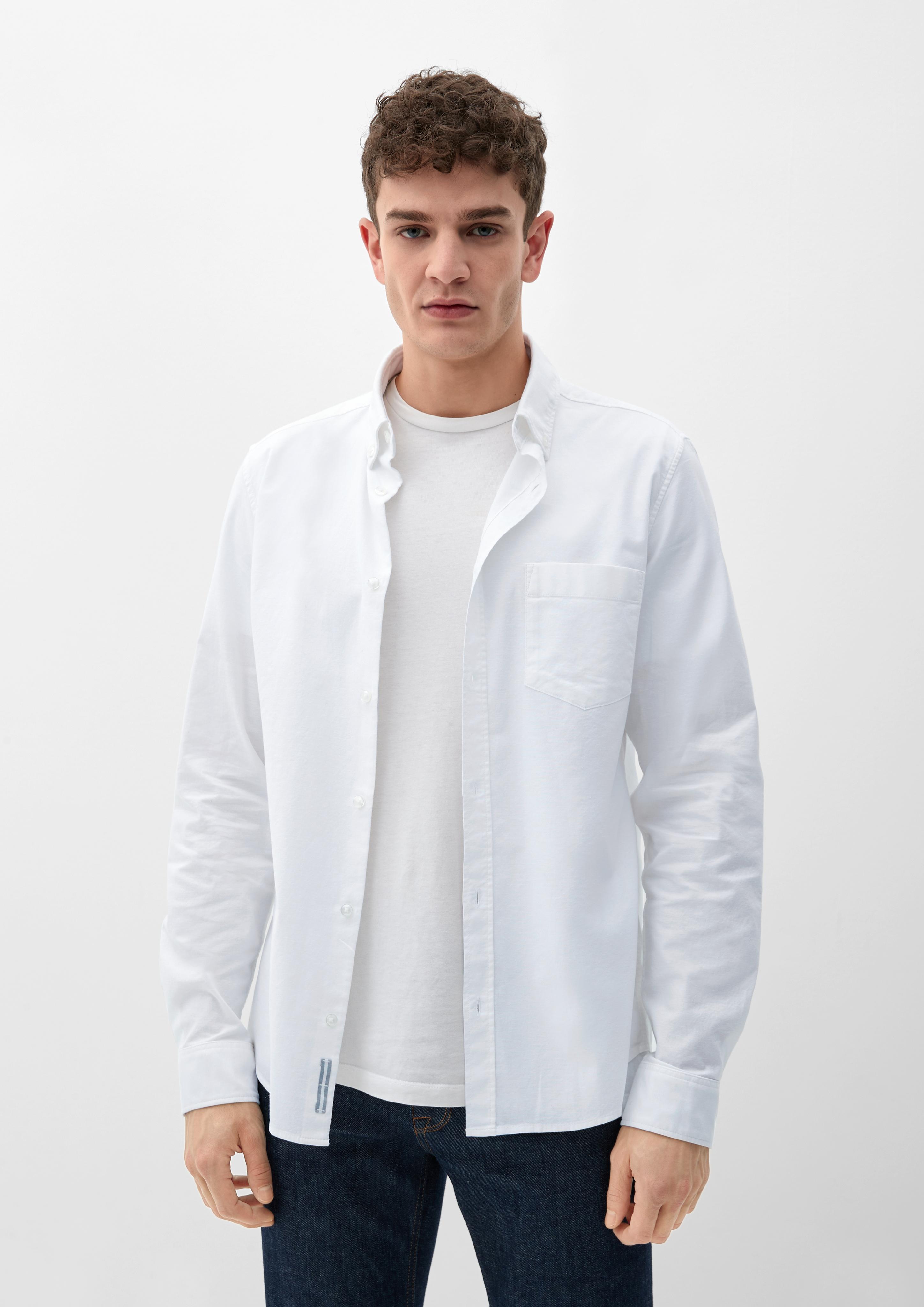 Slim: Hemd mit Button-Down-Kragen  2127453-0100