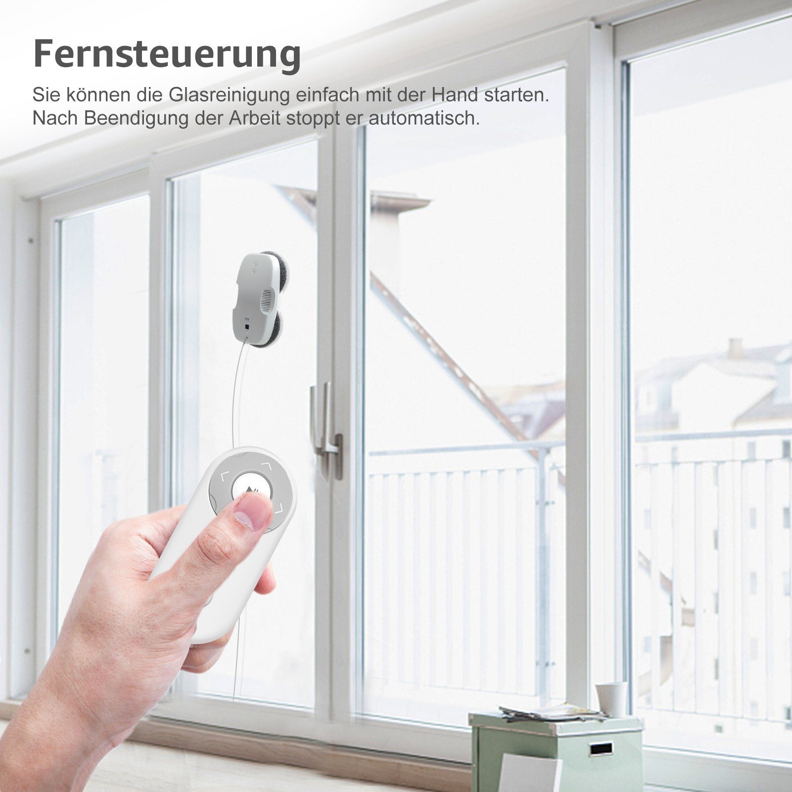 HUTT Saugroboter DDC55, Fensterputzroboter, Intelligente Fensterputzer