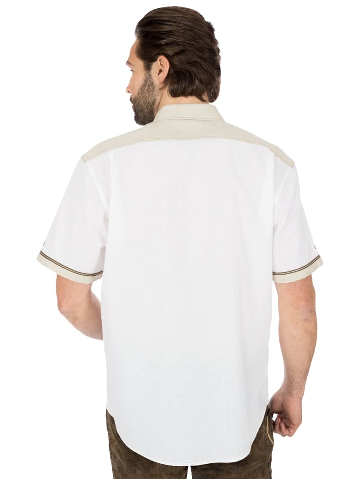 OS-Trachten Trachtenhemd 321007-3003 in weiß günstig kaufen