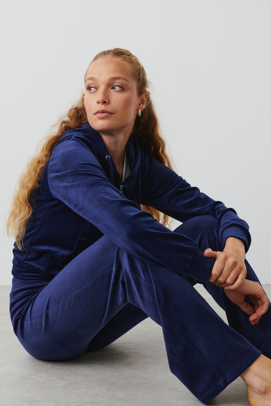 Velour trousers