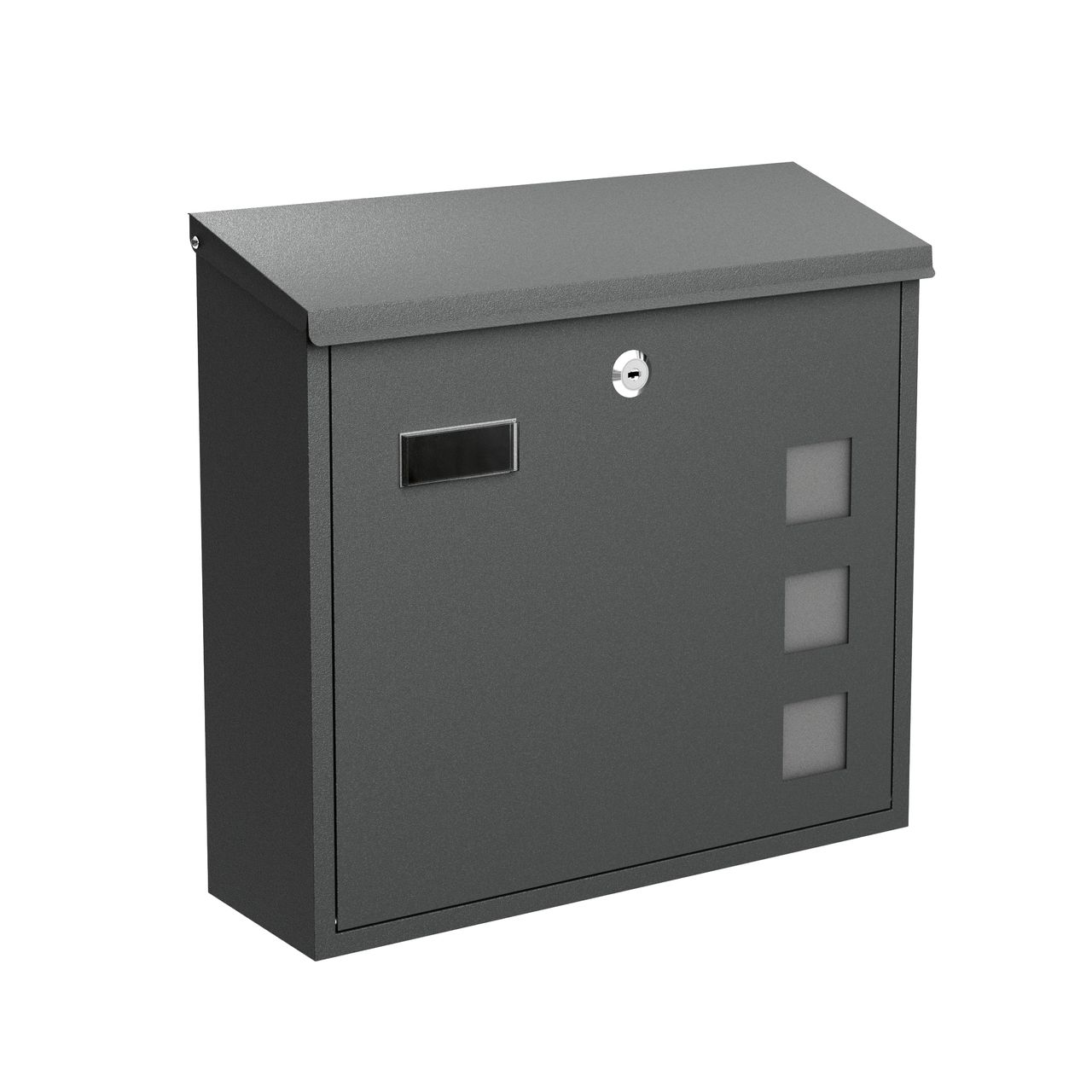 Basi Briefkasten - BK 350M - Stahl matt anthrazit