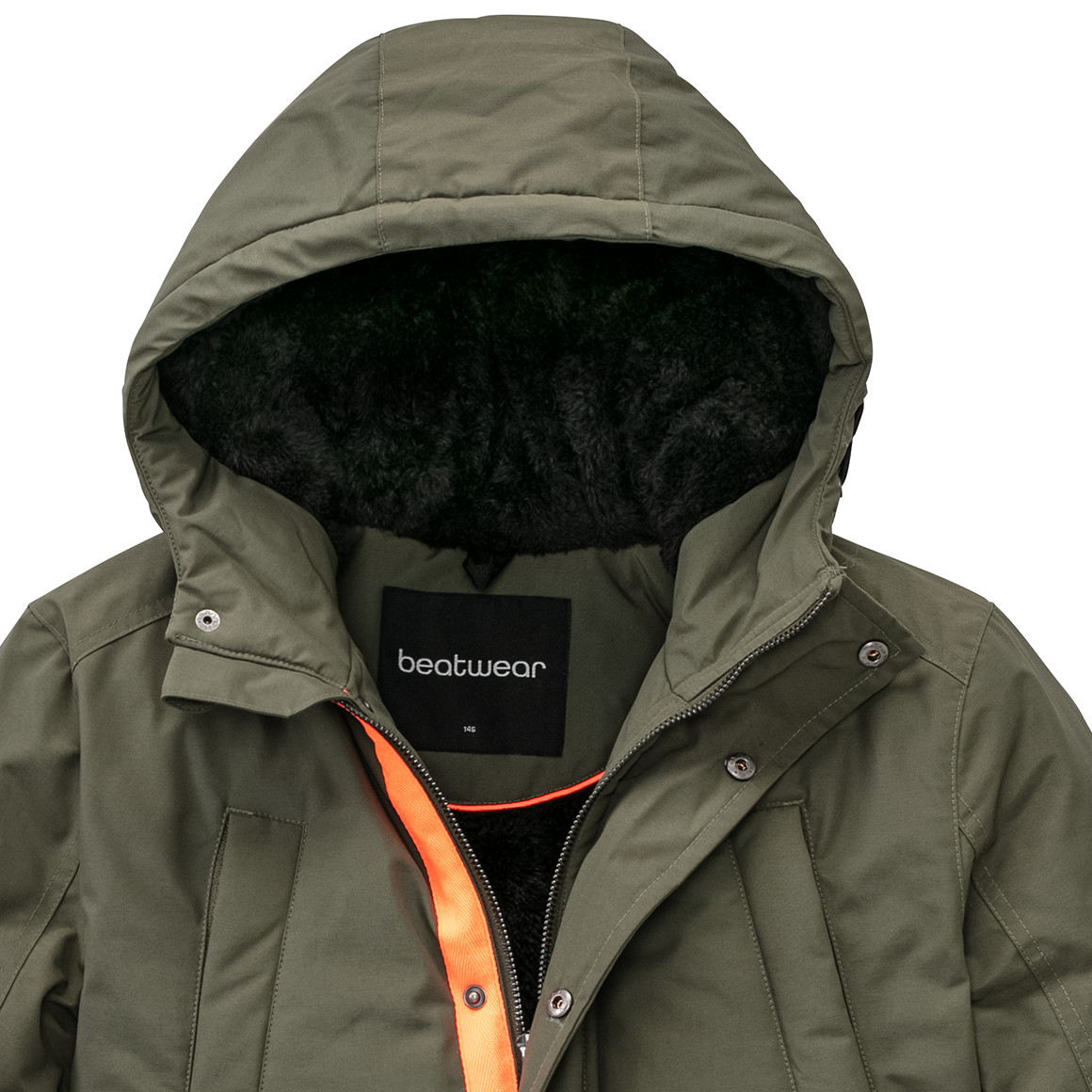 Jungen Jacke mit Teddyplüsch