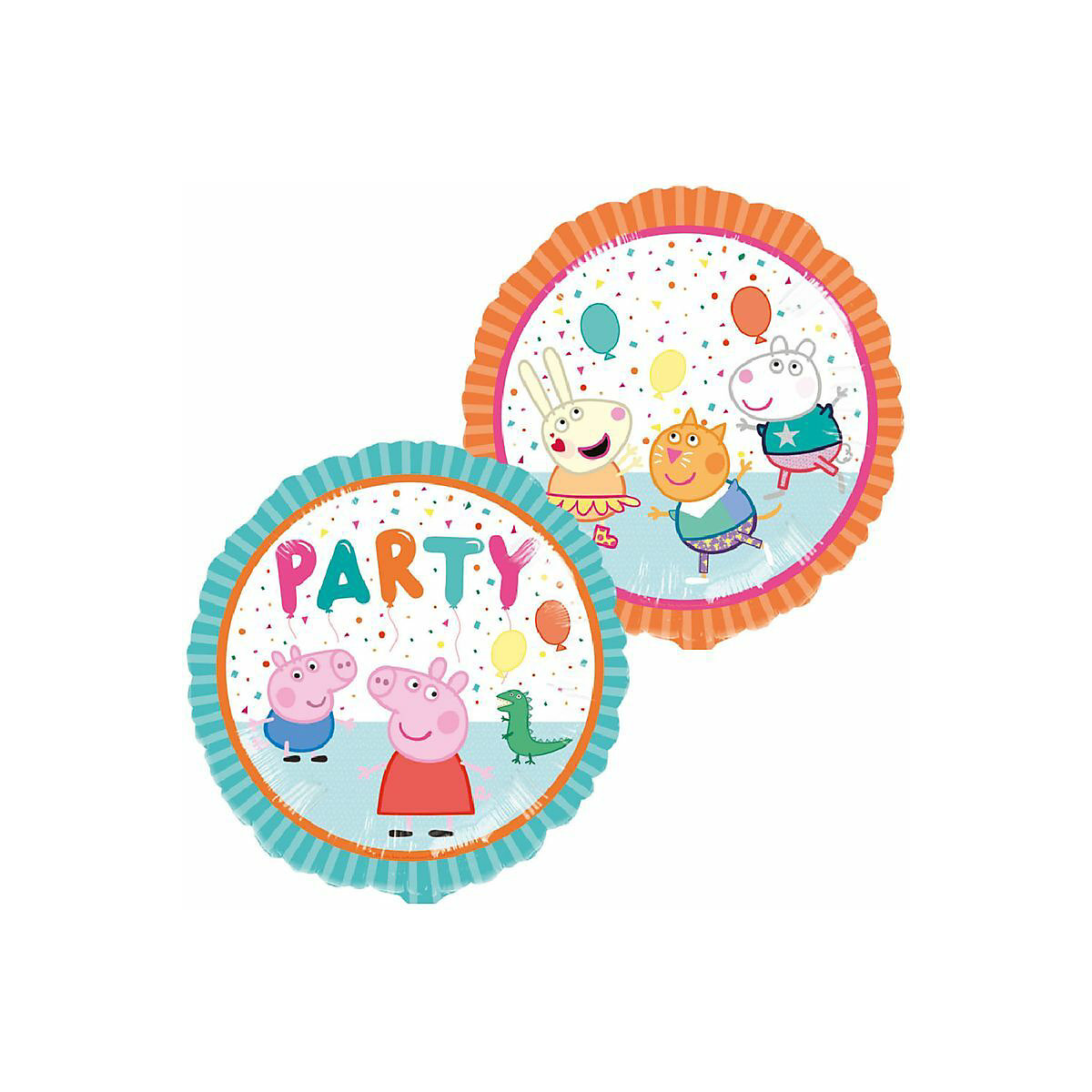 DIY Peppa Wutz Ballon Bouquet Set zum 2. Geburtstag