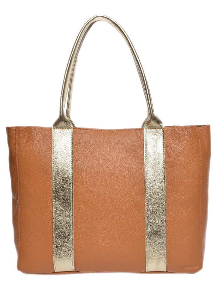 Luisa Vannini Shopper in Braun günstig kaufen onesize