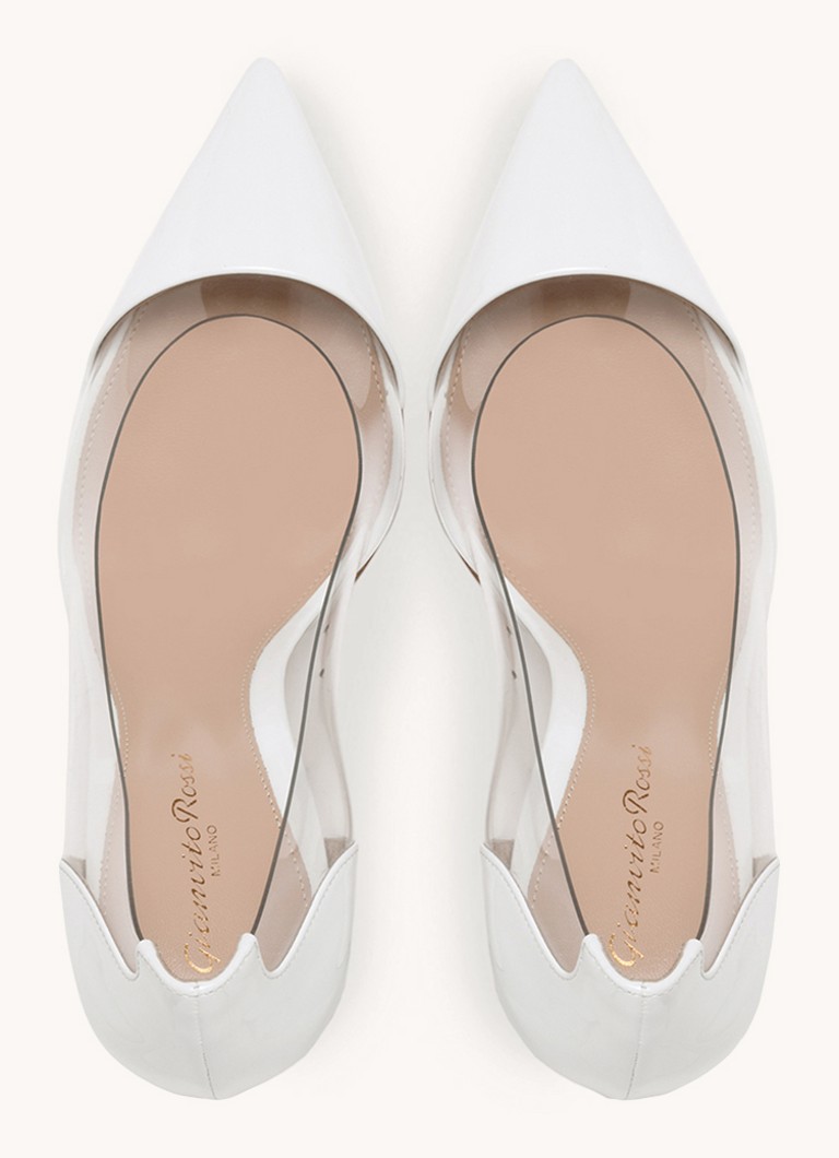 Salon Gianvito Rossi Plexi din piele lacuita