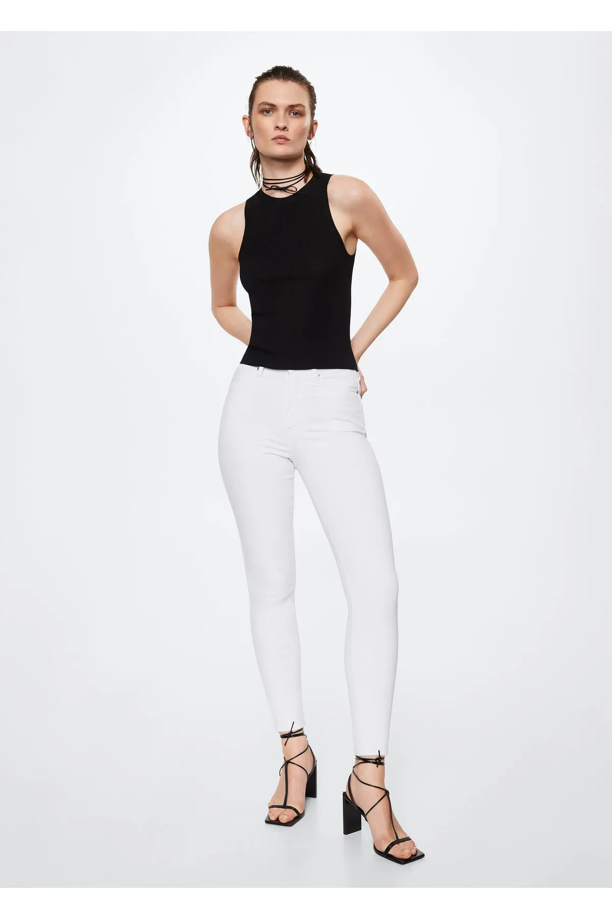 MANGO  Weiße Damenjeans 37040353