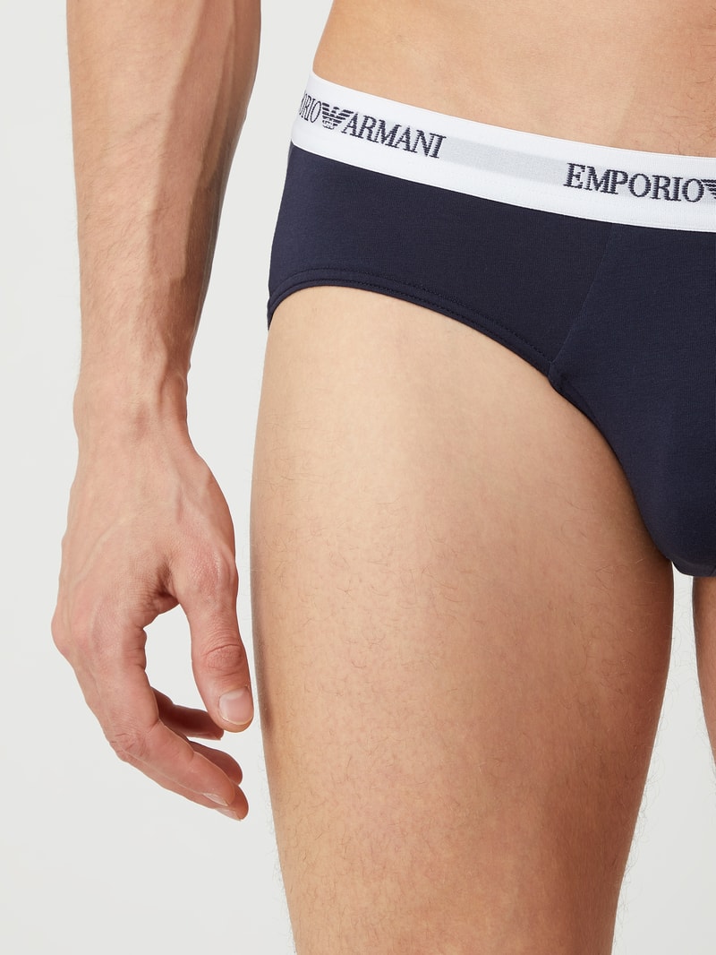 Slip mit Stretch-Anteil im 2er-Pack in weiß