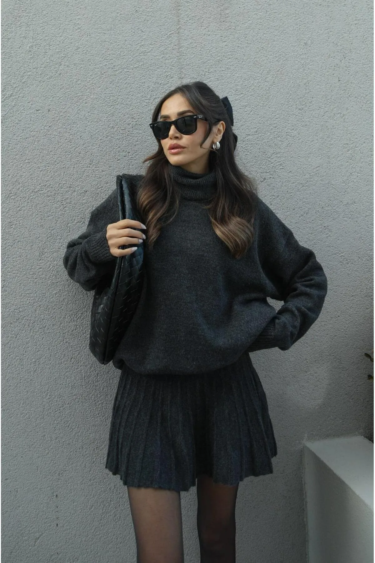 Mooi Butik  Zweiteiler - Grau - Regular Fit