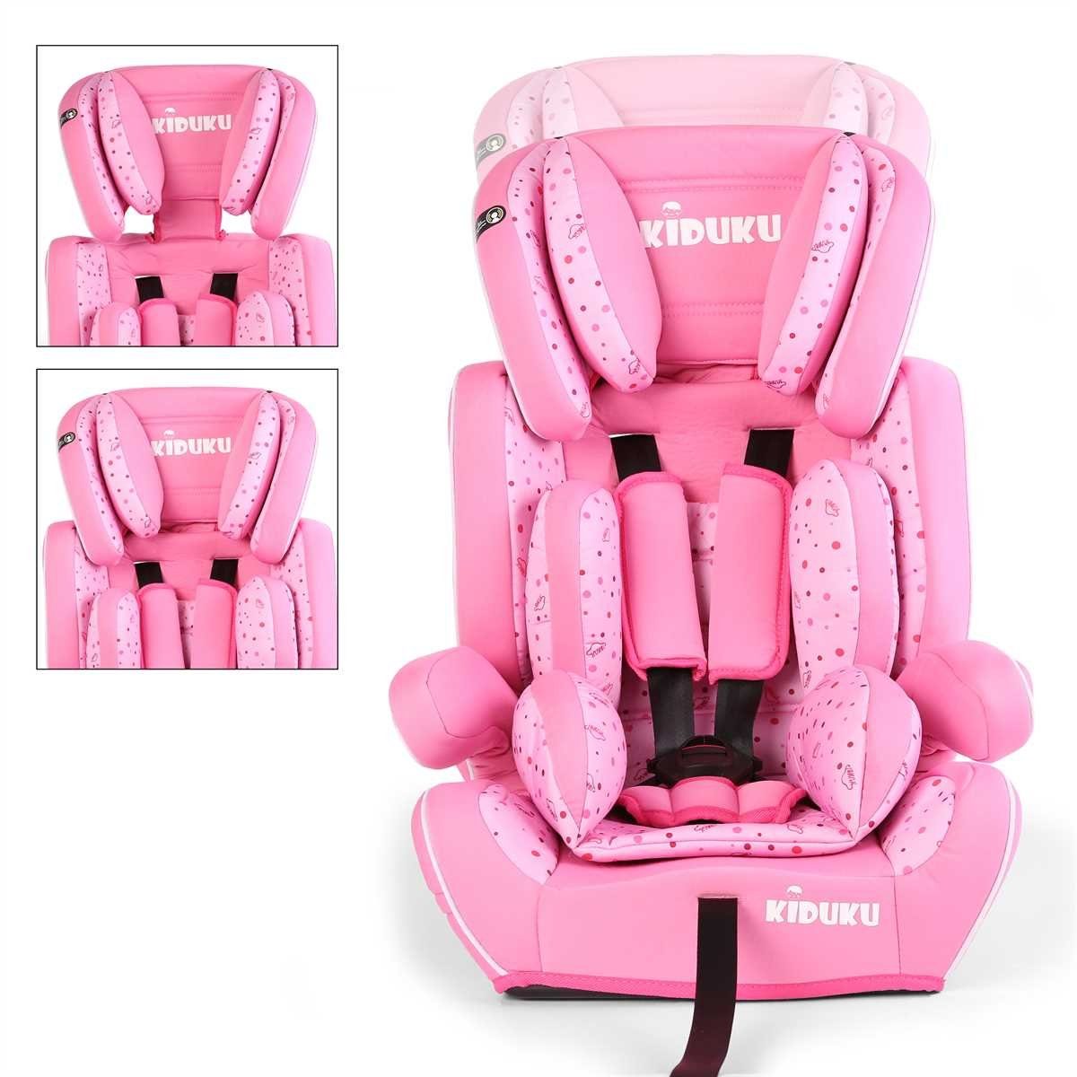 KIDUKU Autokindersitz Kindersitz 9-36 kg (1-12 Jahre), Autositz ECE R44/04, Kinderautositz Gruppe 1/2/3