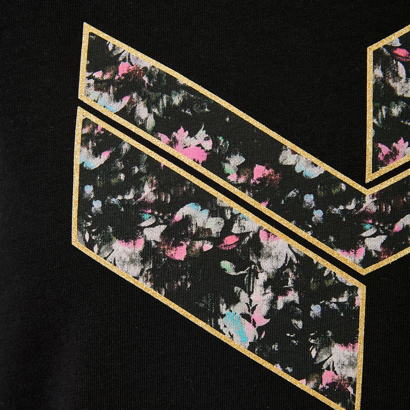 LOVE   T-shirt noir Femme