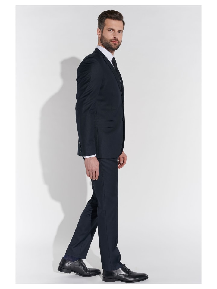 Steffen Klein Anzug SLIM FIT in marine günstig kaufen