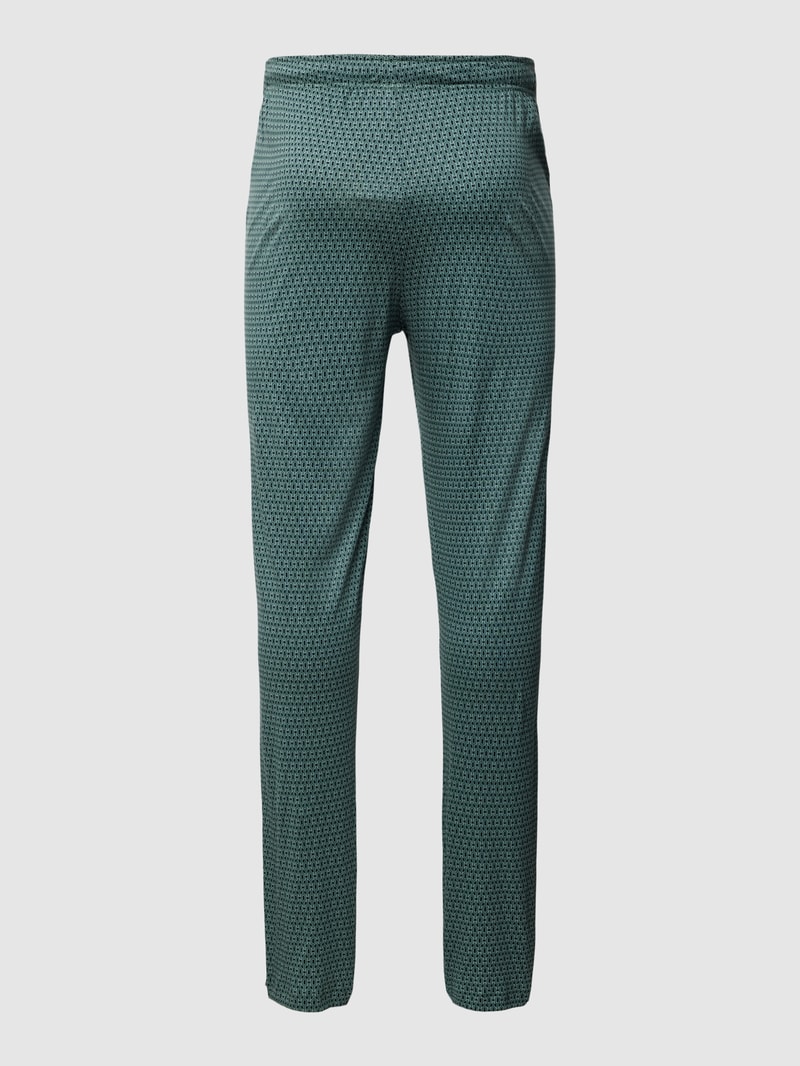 Pyjama-Hose mit Allover-Muster in lindgrün