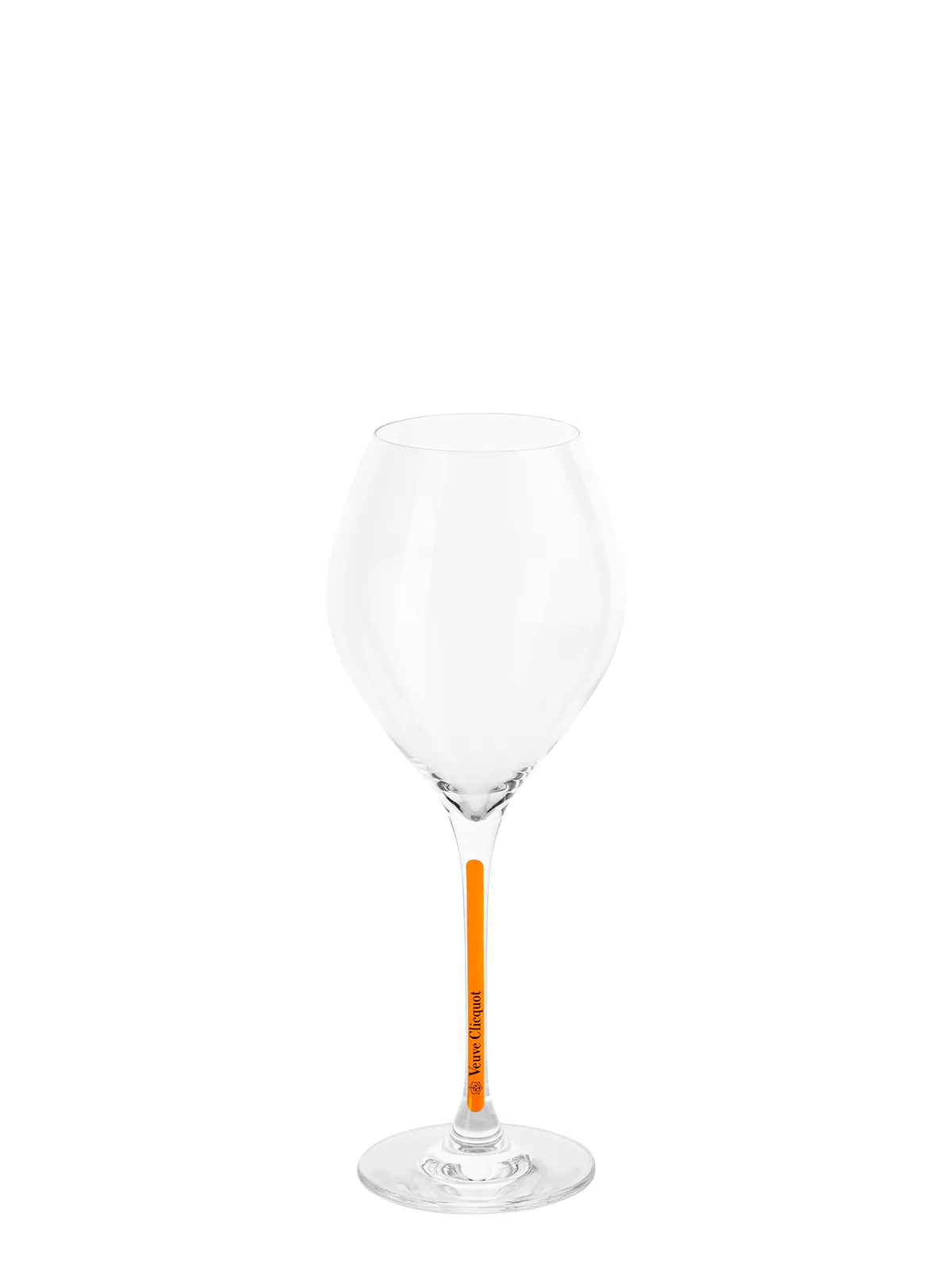 Veuve Clicquot Gläser mit gelbem Stiel - Set mit 6 Gläsern