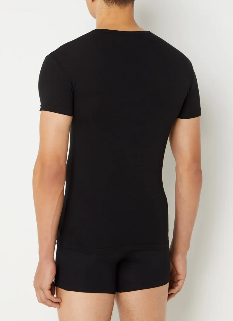 Set di 2 t-shirt con scollo a V Armani Exchange