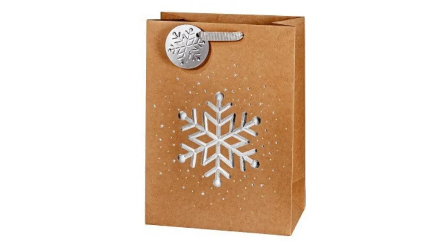 bsb Geschenktasche Let it snow 36x26x14cm