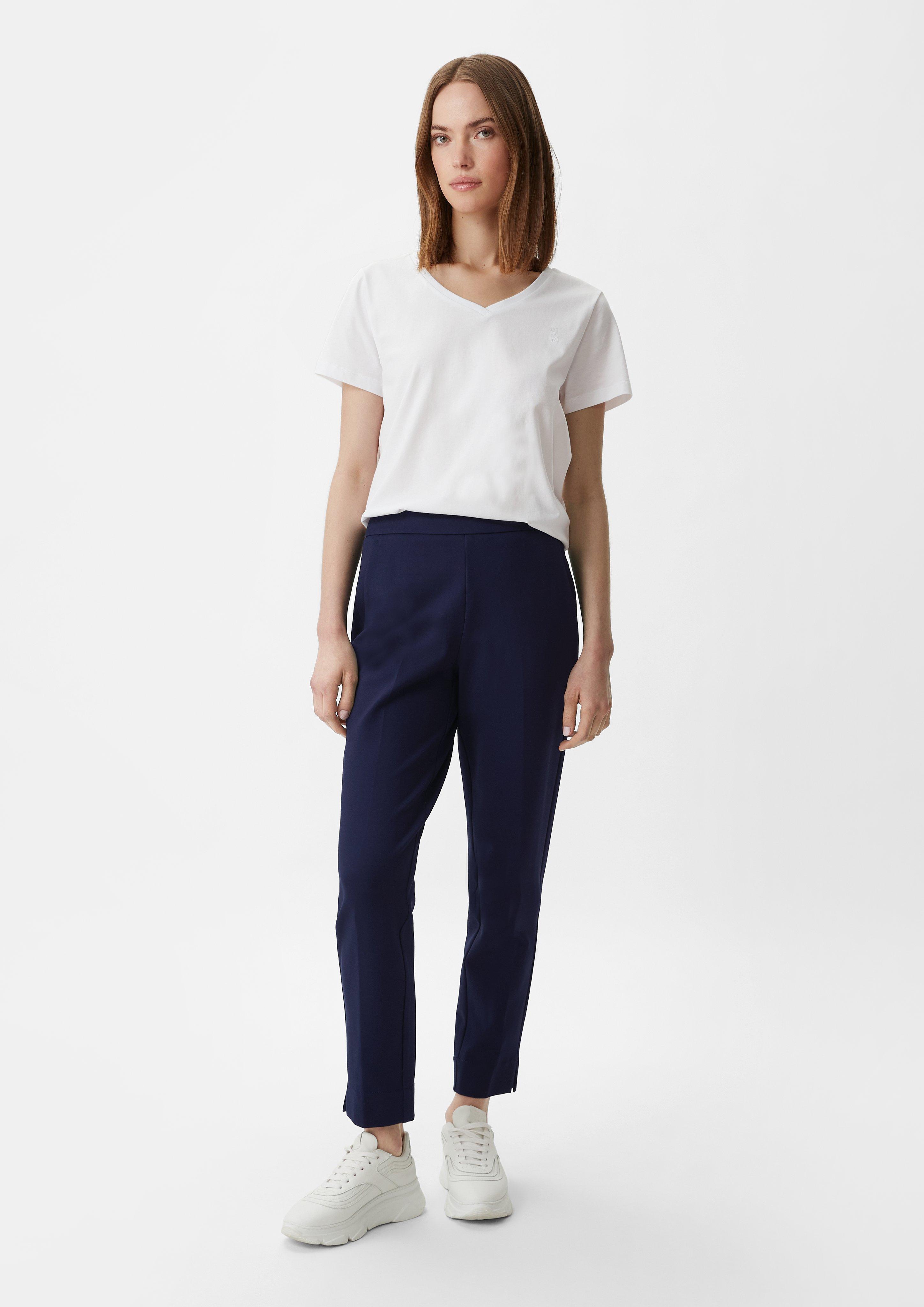 Regular: Feste Hose mit geradem Bein - tiefblau
