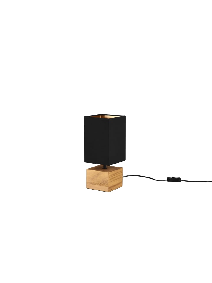 Reality Leuchten Tischleuchte WOODY in schwarz/naturbelassen günstig kaufen onesize