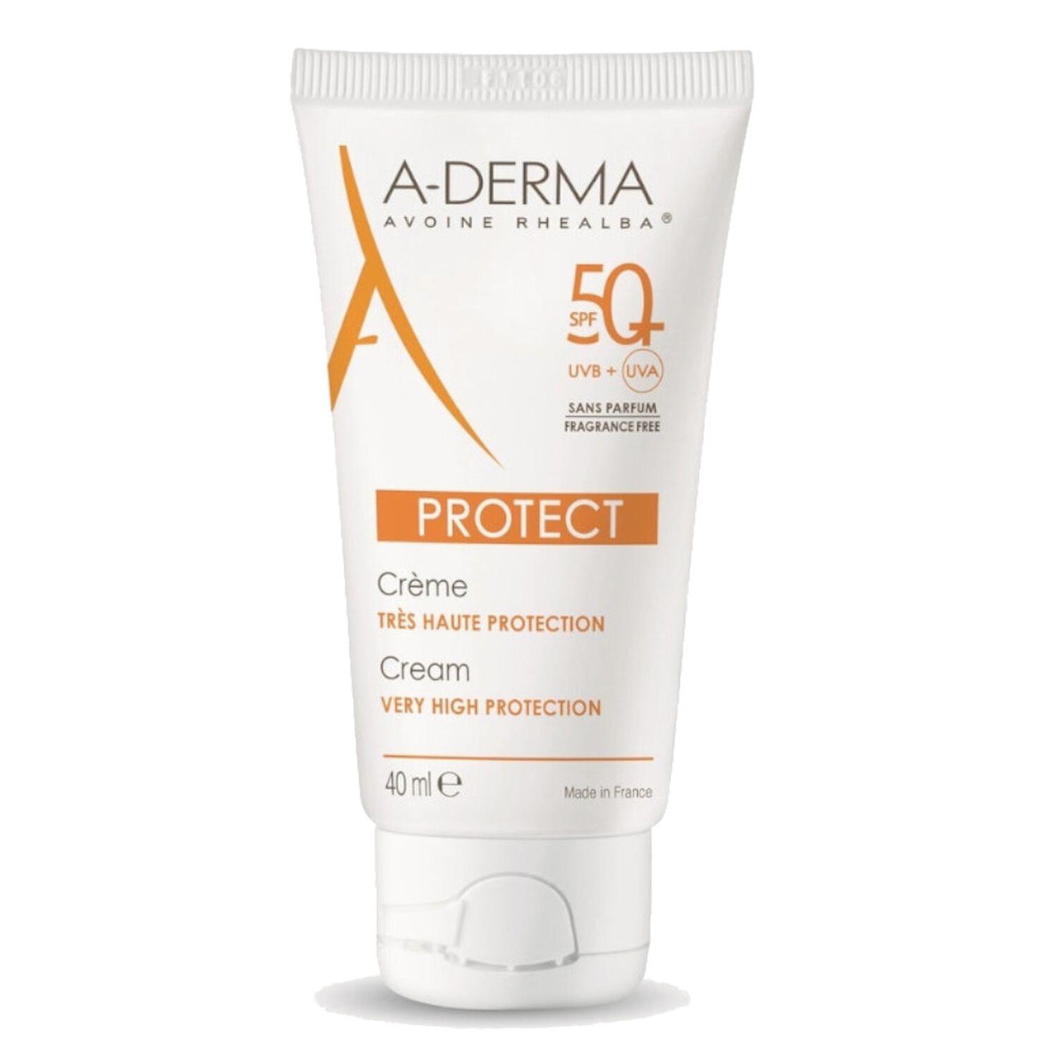a-derma Protect SPF50+ Crème Sans Parfum 40 ml