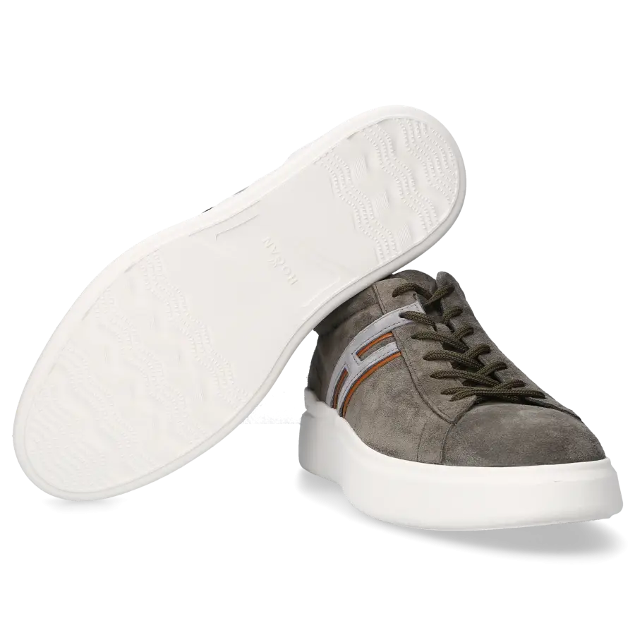 Hogan - Sneaker low H580 Veloursleder - grün