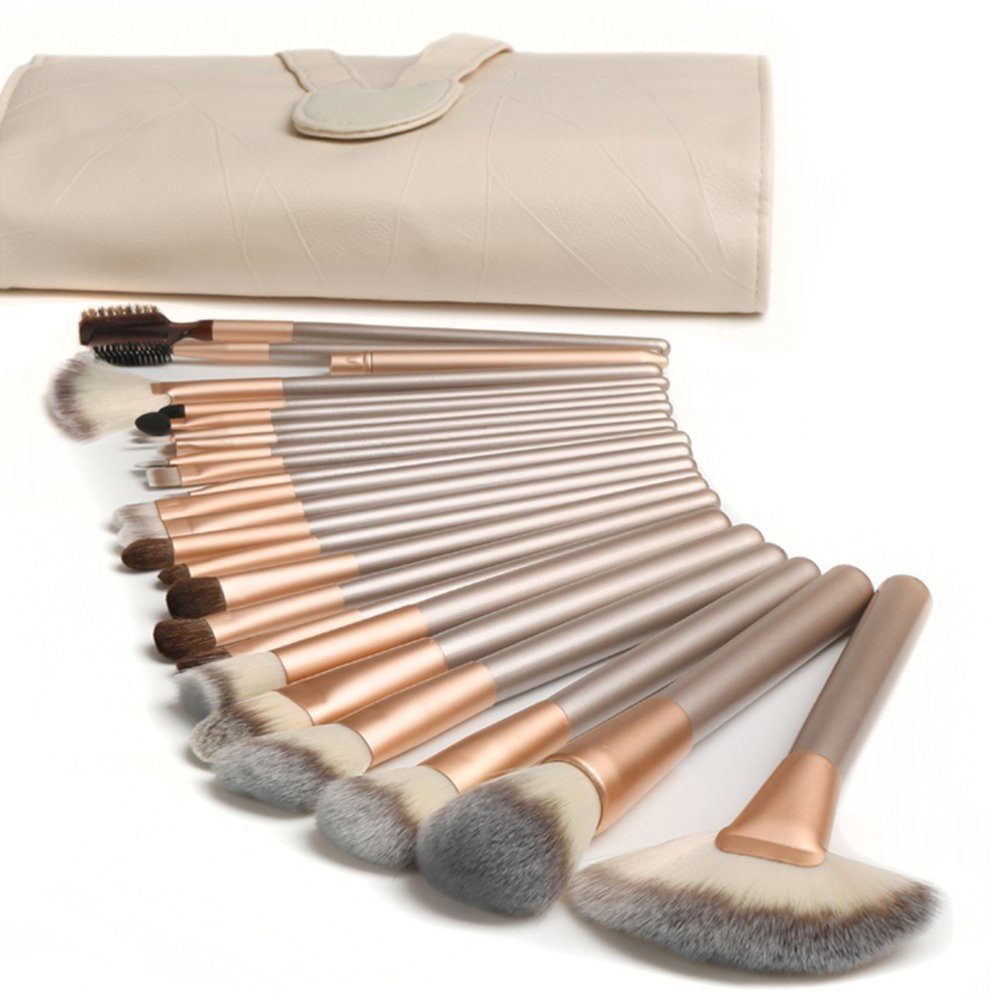 Haiaveng Make-up 18 Schminkpinsel, Schminkpinsel-Set, Kosmetikpinsel-Set, 18-tlg., 18 Funktionen